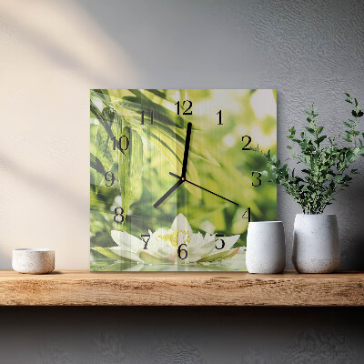 Square wall clock Nature