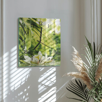 Square wall clock Nature