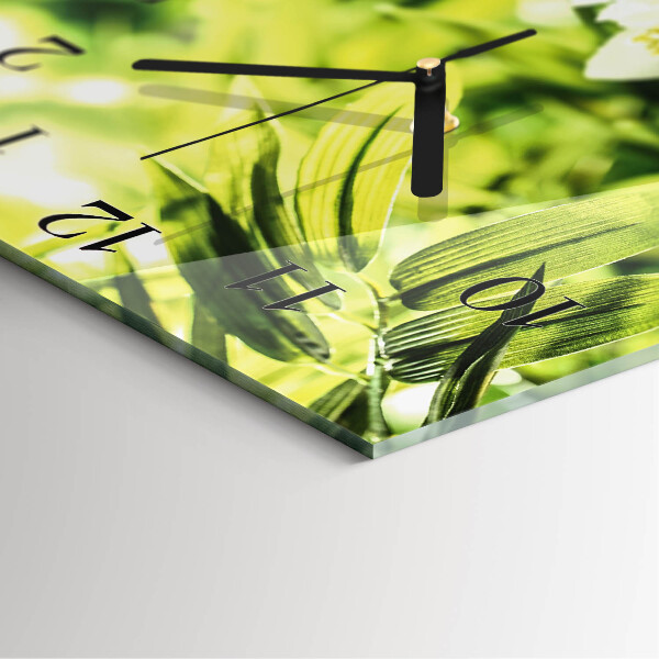 Square wall clock Nature