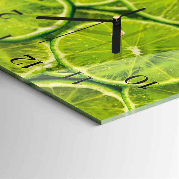Square wall clock Calcium carbonate