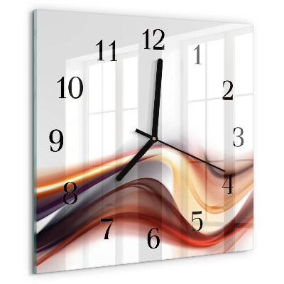 Square wall clock Abstraction