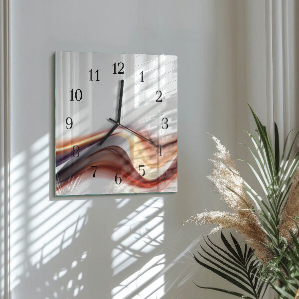 Square wall clock Abstraction