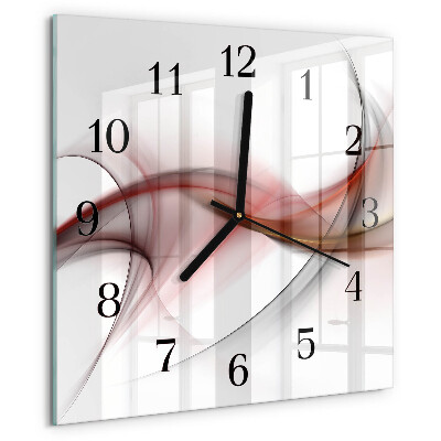 Square wall clock Abstraction