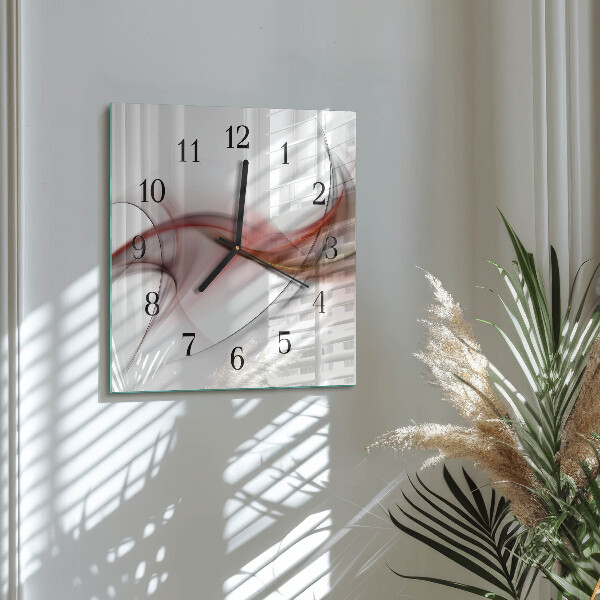 Square wall clock Abstraction