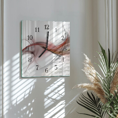 Square wall clock Abstraction