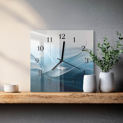 Square wall clock Abstraction