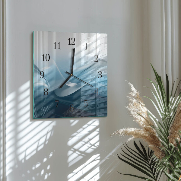 Square wall clock Abstraction