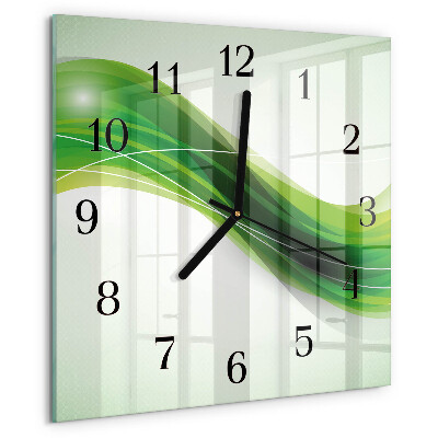 Square wall clock Abstraction