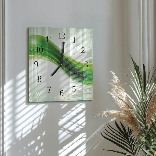 Square wall clock Abstraction