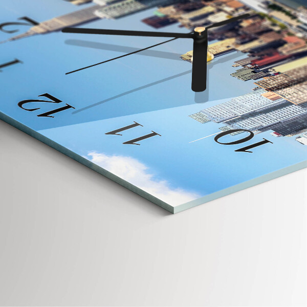 Square wall clock Horizon