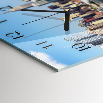 Square wall clock Horizon