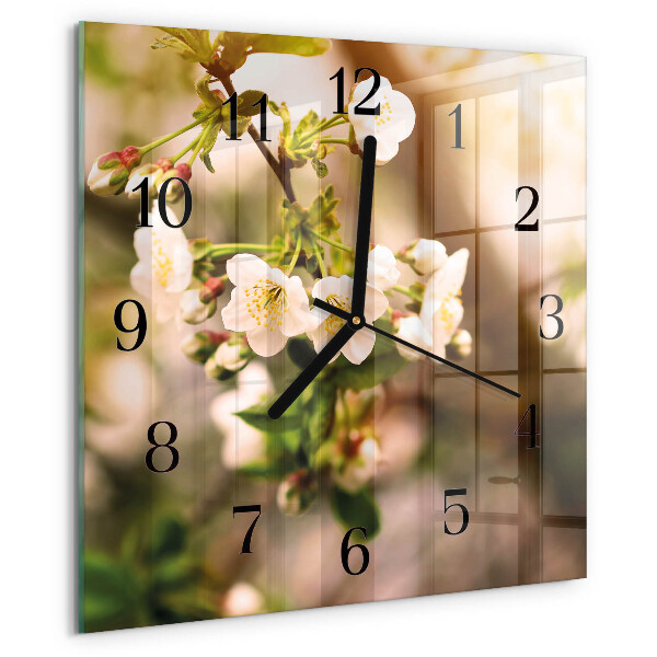Square wall clock Nature