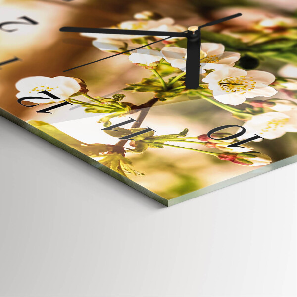 Square wall clock Nature