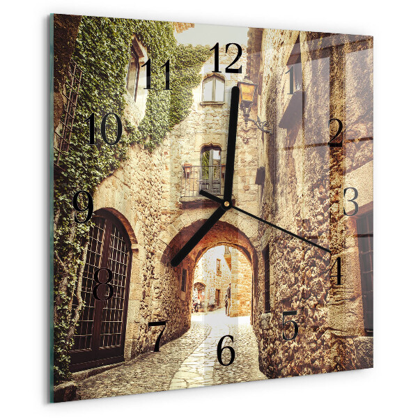 Square wall clock Avenue