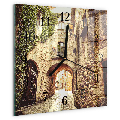 Square wall clock Avenue