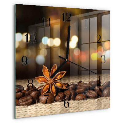 Square wall clock Anise