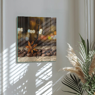 Square wall clock Anise
