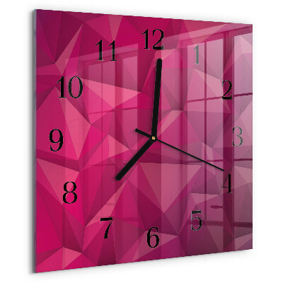 Square wall clock Abstraction