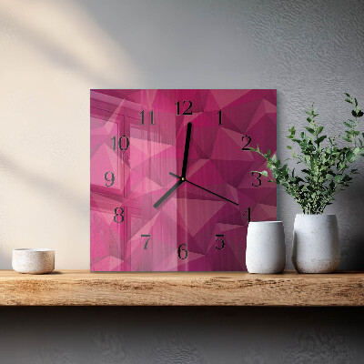 Square wall clock Abstraction