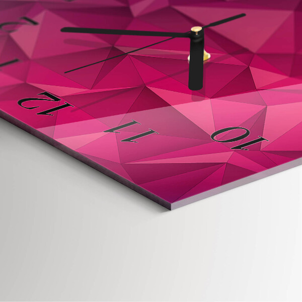 Square wall clock Abstraction