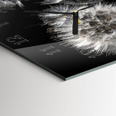 Square wall clock Dandelion