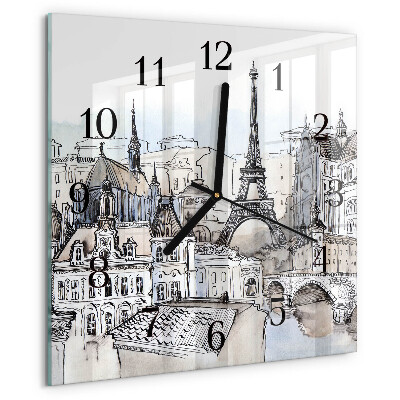 Square wall clock Monuments
