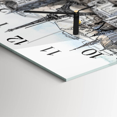 Square wall clock Monuments