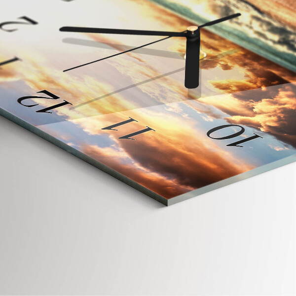 Square wall clock Sand Coast
