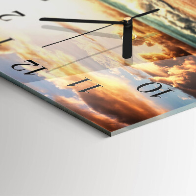 Square wall clock Sand Coast