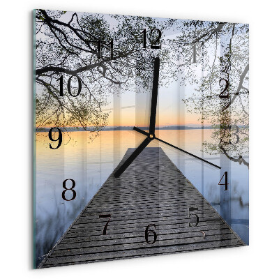 Square wall clock Dusk
