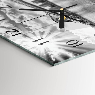 Square wall clock Bridge