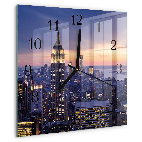 Square wall clock City