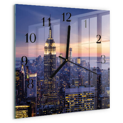 Square wall clock City