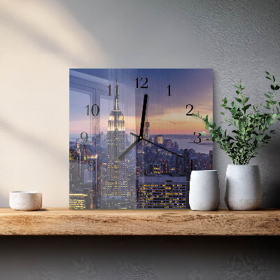 Square wall clock City