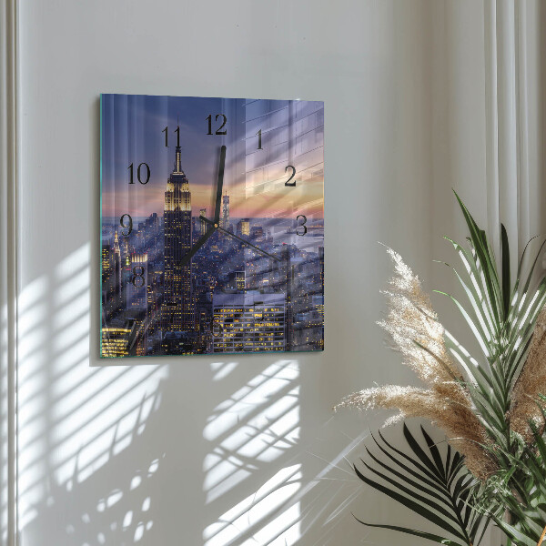 Square wall clock City