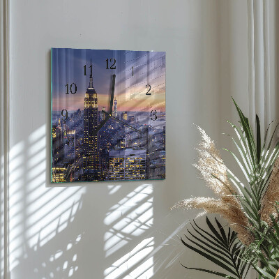Square wall clock City