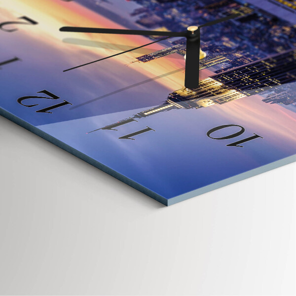 Square wall clock City