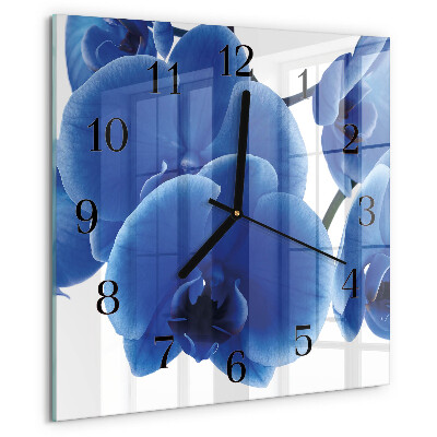Square wall clock Orchid