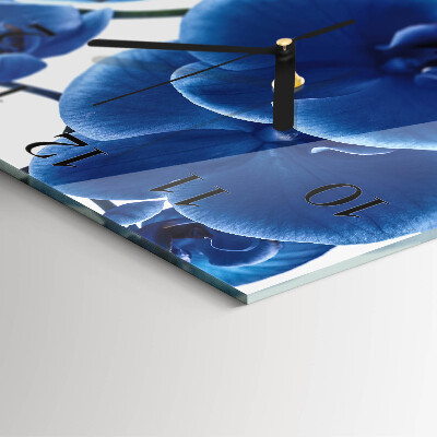 Square wall clock Orchid