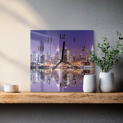 Square wall clock City