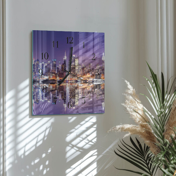 Square wall clock City