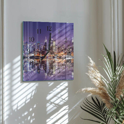 Square wall clock City