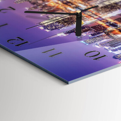 Square wall clock City