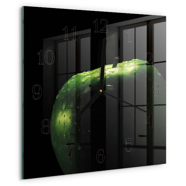 Square wall clock Apple