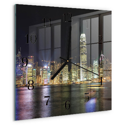 Square wall clock Horizon