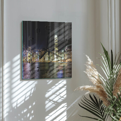 Square wall clock Horizon