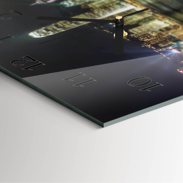 Square wall clock Horizon
