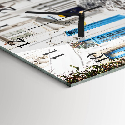 Square wall clock Santorini