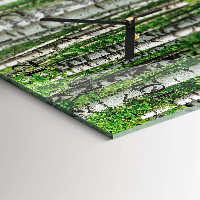 Square wall clock Birches