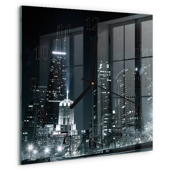 Square wall clock City